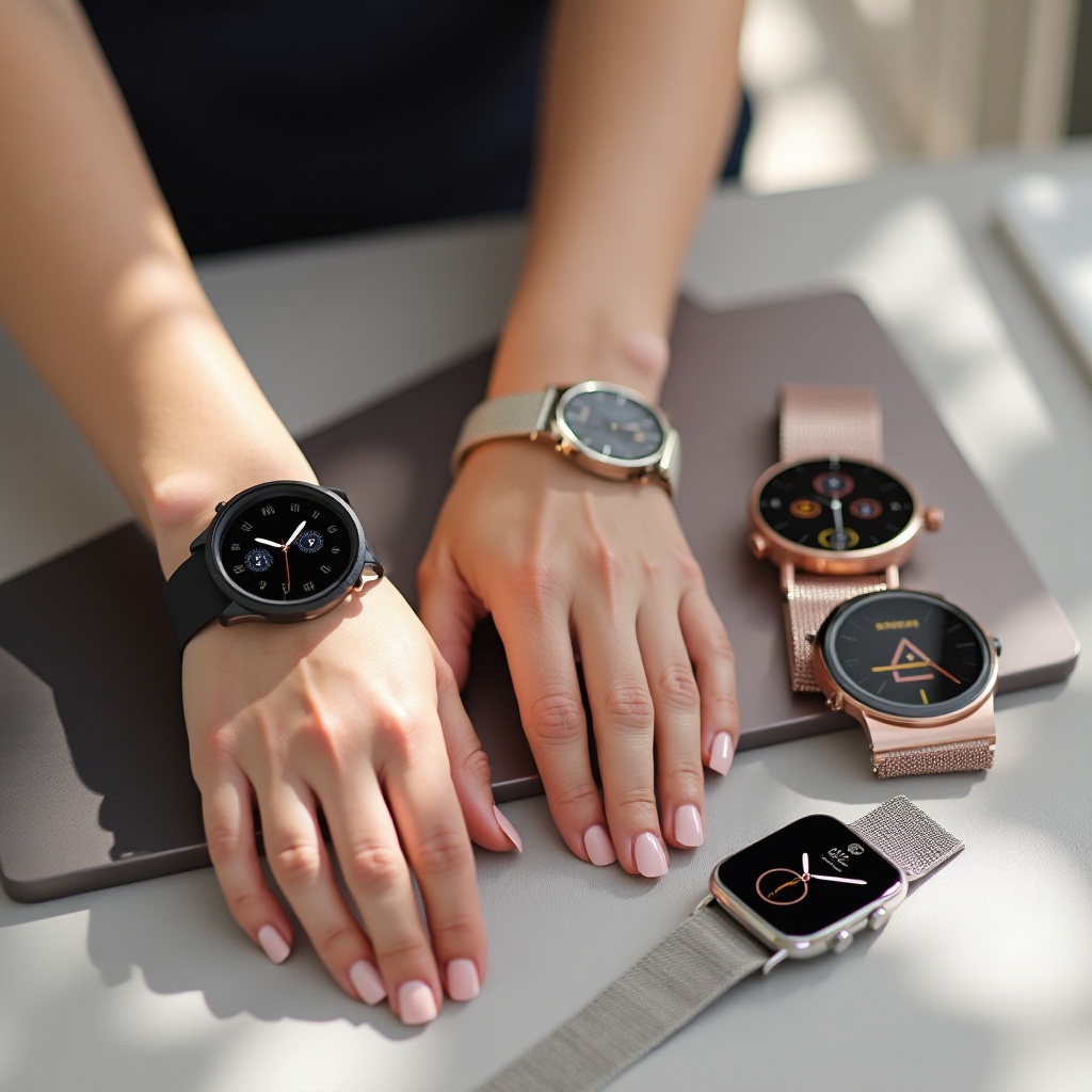 montre connectée femme bracelet aimanté