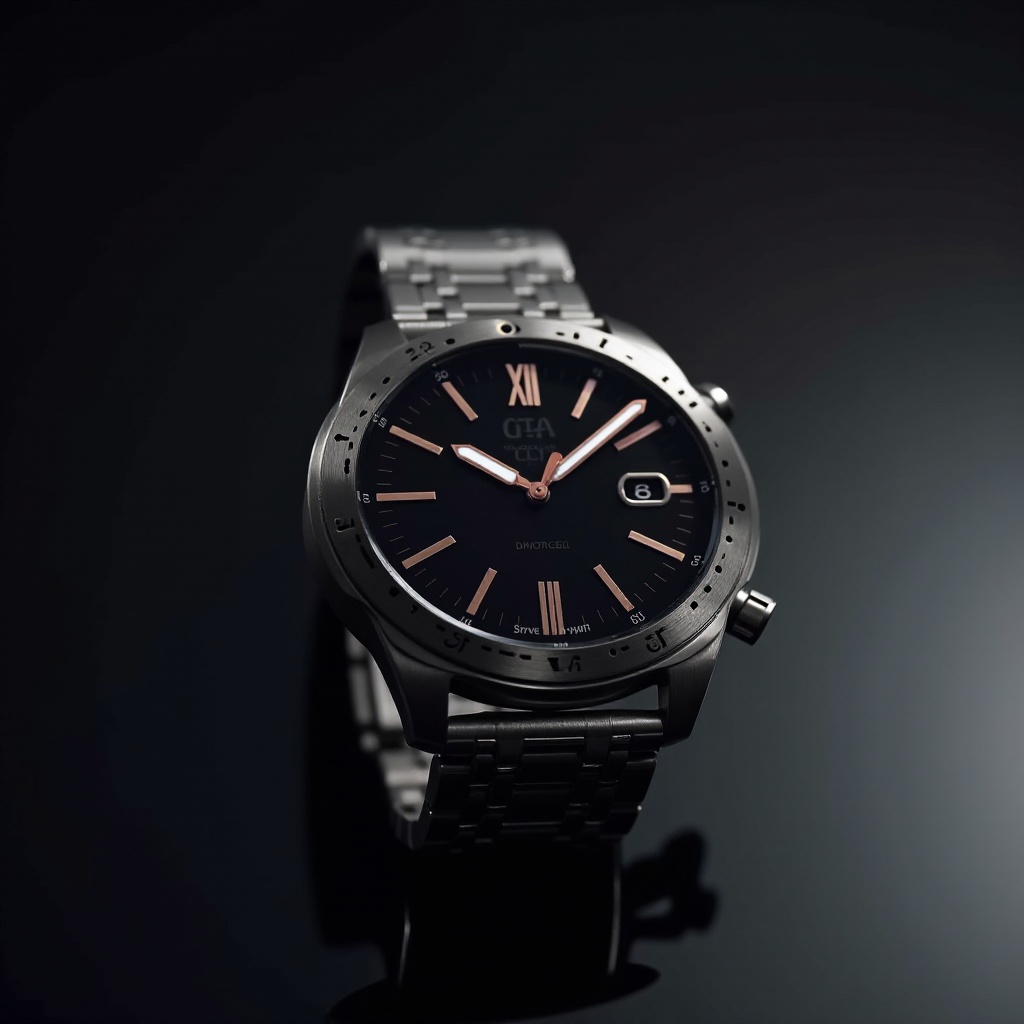 montre connectée homme bracelet métal