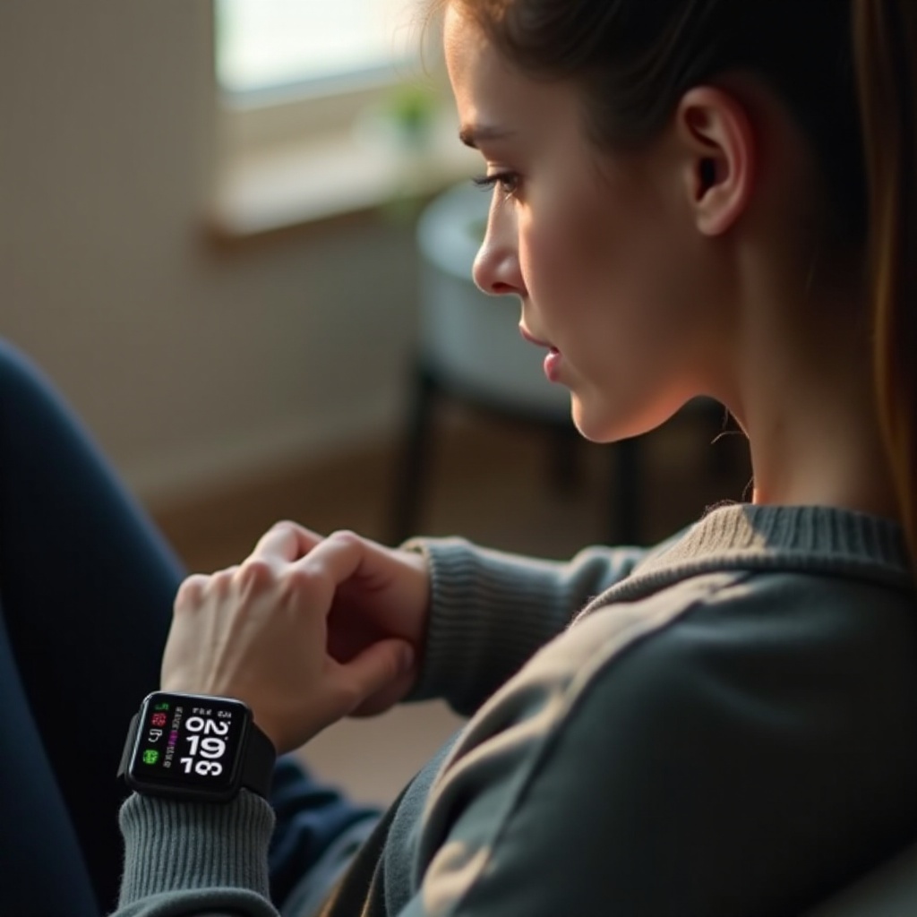 comment lire la tension sur une montre connectée