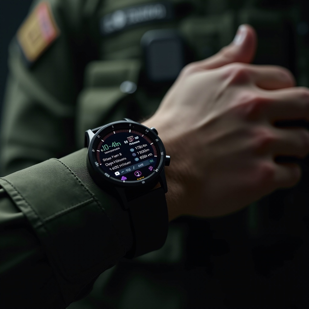 montre connectée armee