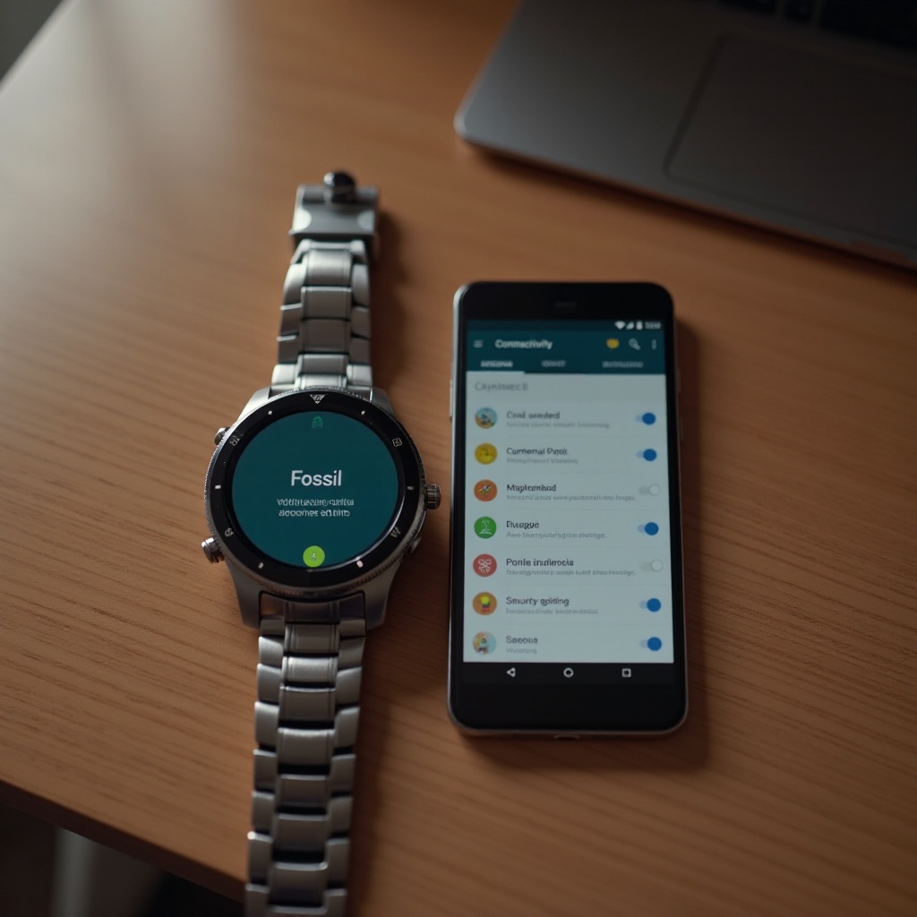 comment connecter une montre fossil sur android