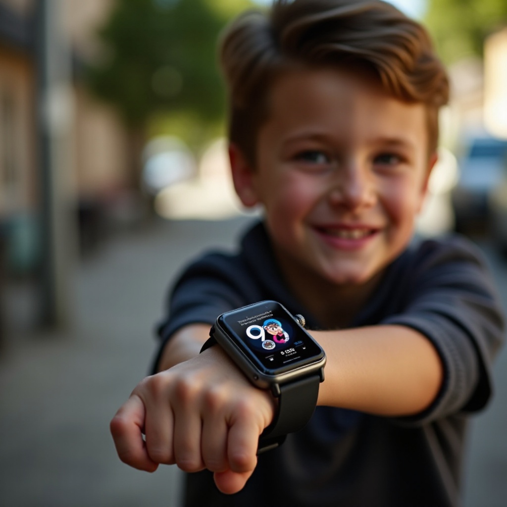 montre intelligente garcon